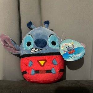 Squishmallow Kellytoy Plush Disney Lilo & Stitch Space Suit Stitch 8" NWT NEW